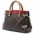 Borsa Satchel Louis Vuitton Monogram Pallas BB Marrone - vista 2