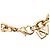 Bracciale Love Letters in ottone placcato oro e strass Louis Vuitton D'oro - vista 4