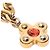 Bracciale Love Letters in ottone placcato oro e strass Louis Vuitton D'oro - vista 7