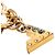 Bracciale Love Letters in ottone placcato oro e strass Louis Vuitton D'oro - vista 8