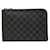 Black Louis Vuitton Damier Graphite Pochette Jour PM Clutch Bag
