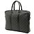 Borsa Business Louis Vuitton Damier Graphite Porte Documents Voyage PM Nera Nero - vista 2