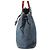 Bolsa Bucket Chanel CC em denim acolchoado azul com alça de resina - vista 15