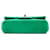 Borsa a tracolla Chanel Extra Mini Rectangular Classic Single Flap in raso verde - vista 3
