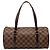 Borsa a mano Louis Vuitton Damier Ebene Papillon 30 Marrone