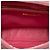 Borsa a tracolla Prada Saffiano Lux rosa con tasca frontale - vista 4