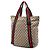 Bolso Tote Gucci GG Canvas Web Beige - vista 2