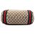 Bolso Tote Gucci GG Canvas Web Beige - vista 3