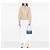 Borsa a tracolla Pochette Prada Vitello Daino Blu - vista 6