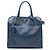 Borsa Shopping Tote Satchel Prada Saffiano Lux Blu