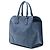 Borsa Shopping Tote Satchel Prada Saffiano Lux Blu - vista 2