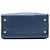 Borsa Shopping Tote Satchel Prada Saffiano Lux Blu - vista 3