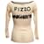 Beige & Black Moschino Cheap and Chic Lace Detail Flower Top Size IT 44  - view 3