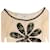 Beige & Black Moschino Cheap and Chic Lace Detail Flower Top Size IT 44  - view 4