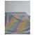 Kitsune Carré di seta multicolore Rosa Beige Grigio Giallo Blu chiaro - vista 2