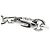 Cartier Spartacus 18K White Gold 5mm Argento - vista 5