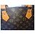 Louis Vuitton Monogram Sac Shopping Tote Bag Castaño Monograma - vista 6