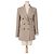 Blazer Maje de cuadros beige