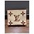 Necessaire Giant Monogram in rafia Louis Vuitton 26 Marrone Beige - vista 5