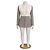 Blazer bicolore Paule Ka Bianco Beige