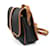 Sac Yves Saint Laurent en cuir et tissu noir Marron  - vue 3