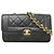 Borsa a tracolla Chanel Matelassé Diana Flap Nero