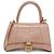 Balenciaga Hourglass Crocodile Embossed Medium Rosa