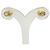 Orecchini a lobo Tiffany & Co. By the Yard in oro giallo 18K e diamanti D'oro