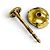 Orecchini a lobo Tiffany & Co. By the Yard in oro giallo 18K e diamanti D'oro - vista 5