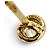 Orecchini a lobo Tiffany & Co. By the Yard in oro giallo 18K e diamanti D'oro - vista 7
