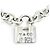 Tiffany & Co Collana Tiffany 1837 Lock Cadena Argento