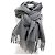Hermès Sciarpa in cashmere Hermes in grigio Marrone - vista 2