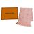 Stola Louis Vuitton in lana e seta rosa - vista 2