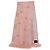 Stola Louis Vuitton in lana e seta rosa - vista 4