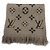 Stola Louis Vuitton Logomania Monogram in lana e seta