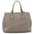 PRADA Hand Bag Leather 2way Gray Gold - vista 2