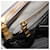 PRADA Hand Bag Leather 2way Gray Gold - vista 25
