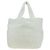 PRADA Bolsa Tote em Tosquia Mouton White Silver - vista 3