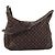 LOUIS VUITTON Monogram Mini Lin Boulogne Bag Brown Ebene M95225 LV