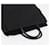PRADA Hand Bag Nylon Black Silver - vista 6