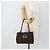 FENDI Zucca Canvas Mamma Baguette Tote Bag Black Brown - vista 17