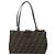 FENDI Zucca Canvas Mamma Baguette Tote Bag Black Brown - vista 3