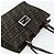FENDI Zucca Canvas Mamma Baguette Tote Bag Black Brown - vista 6