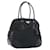 PRADA Hand Bag Nylon Black Silver