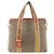 PRADA Hand Bag Logo jacquard 2way Beige Gold - vista 2
