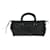 PRADA Hand Bag Leather Black Silver  - vista 3