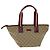 GUCCI GG Canvas Sherry Line Shoulder Bag Beige Red