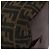 FENDI Zucca Canvas Hand Bag Brown Black - vista 12