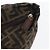 FENDI Zucca Canvas Hand Bag Brown Black - vista 14