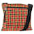 PRADA Shoulder Bag Coated Canvas Red Silver